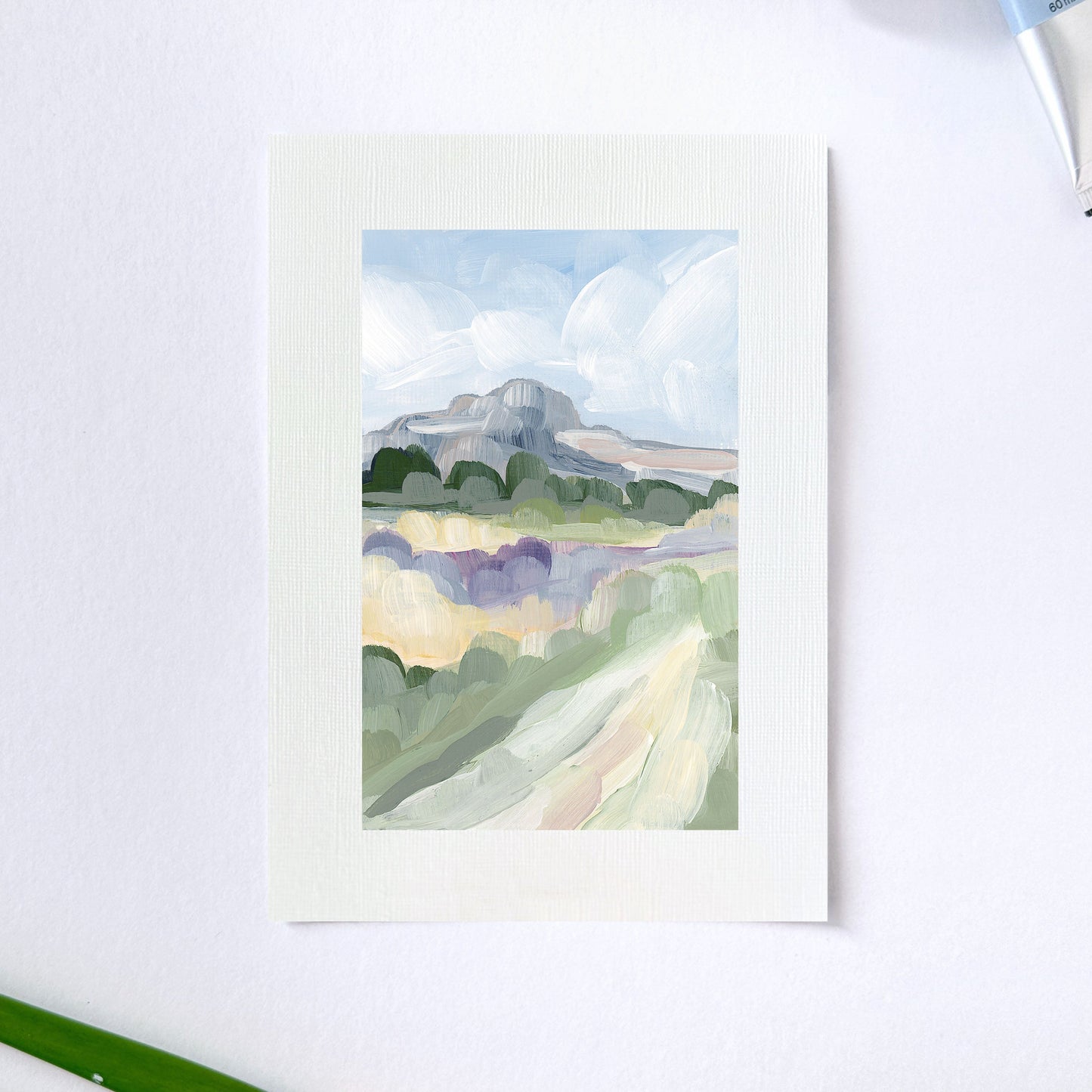 ’Pulpit Rock’ Original Painting || 5x7 - Colorado Landscape - abstract - Acrylic - Artwork - Springs