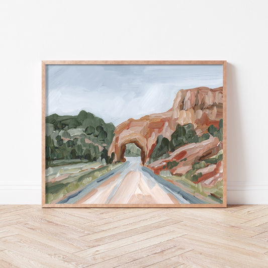 ’Red Canyon’ Art Print - Artwork - Bryce Canyon - National Park - Landscape