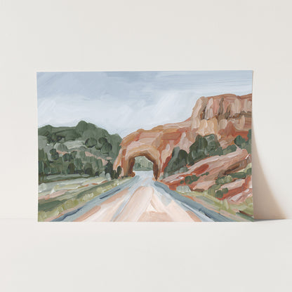 ’Red Canyon’ Art Print - Paper / 5x7 in / No Frame - Artwork - Bryce Canyon - National Park - Landscape
