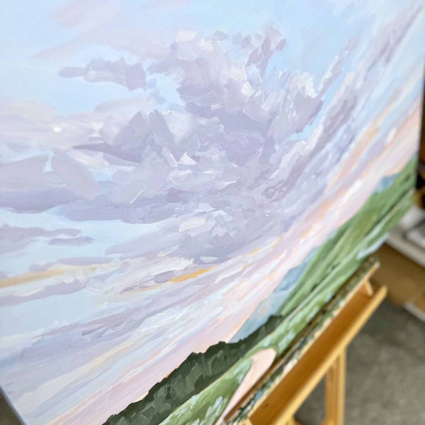 ’Retreat’ Original Painting || 24x36 Crested Butte Colorado ’Brush Creek’ abstract Acrylic Artwork Landscape