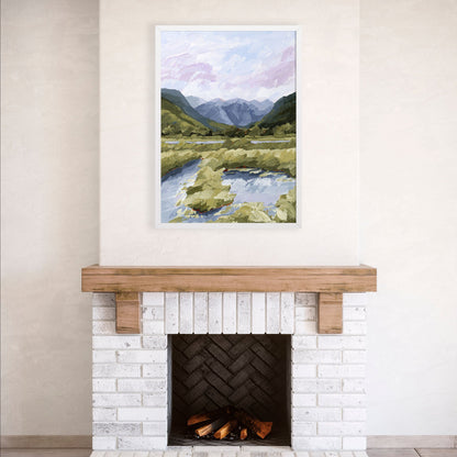’River Trail’ Art Print - Telluride Colorado Wall - abstract - Artwork - Landscape