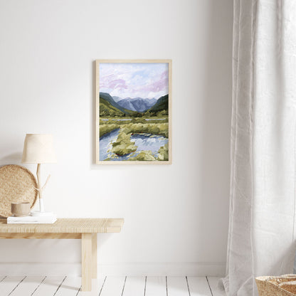 ’River Trail’ Art Print - Telluride Colorado Wall - abstract - Artwork - Landscape