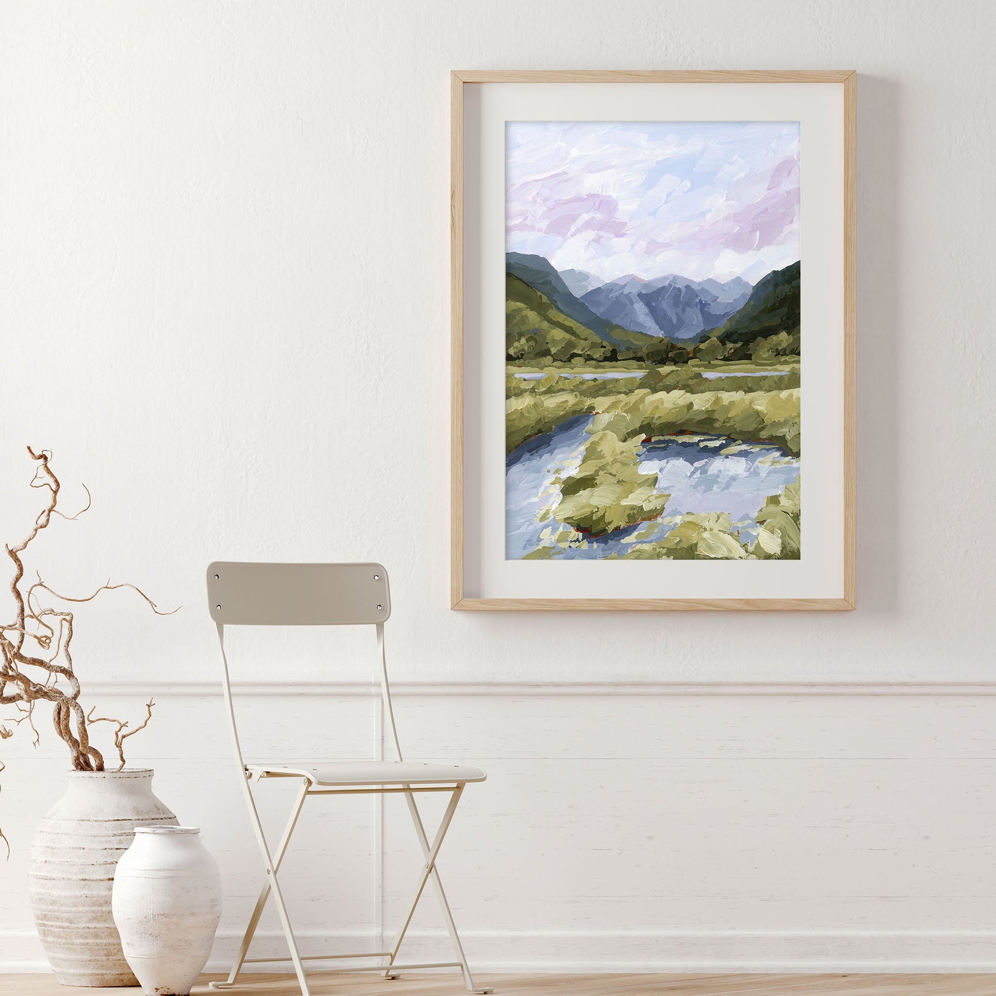 ’River Trail’ Art Print - Telluride Colorado Wall - abstract - Artwork - Landscape