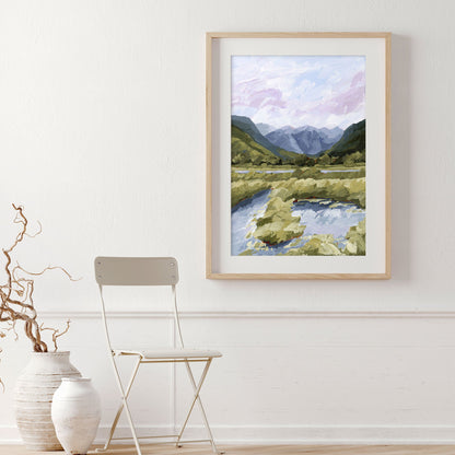 ’River Trail’ Art Print - Telluride Colorado Wall - abstract - Artwork - Landscape