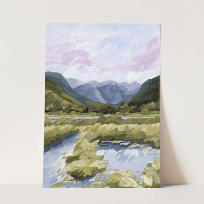 ’River Trail’ Art Print - Paper / 5x7 in / No Frame - Telluride Colorado Wall - abstract - Artwork - Landscape