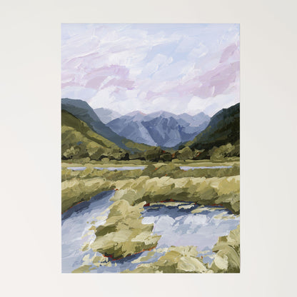’River Trail’ Art Print - Rolled Canvas / 8x10 in / No Frame - Telluride Colorado Wall - abstract - Artwork - Landscape