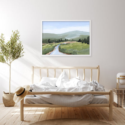 ’River Walk’ Art Print - Colorado Landscape Wall - Lake - Mountain