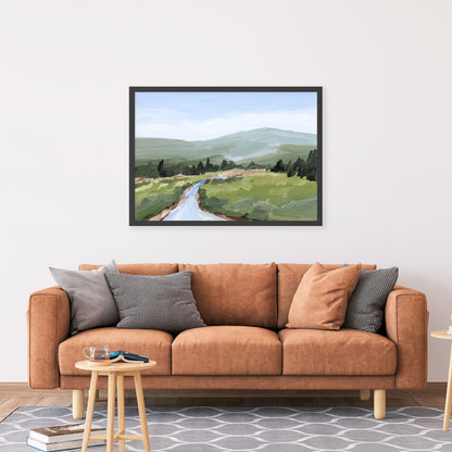 ’River Walk’ Art Print - Colorado Landscape Wall - Lake - Mountain