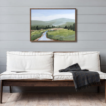 ’River Walk’ Art Print - Colorado Landscape Wall - Lake - Mountain