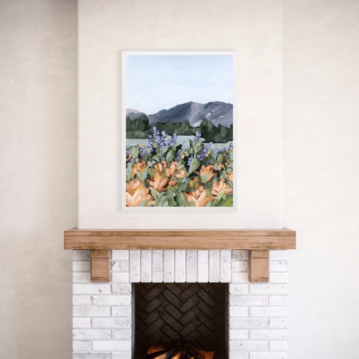 ’Rocky Mountain Summer’ Art Print - Utah Wall - abstract - Artwork - Flower - Flowers