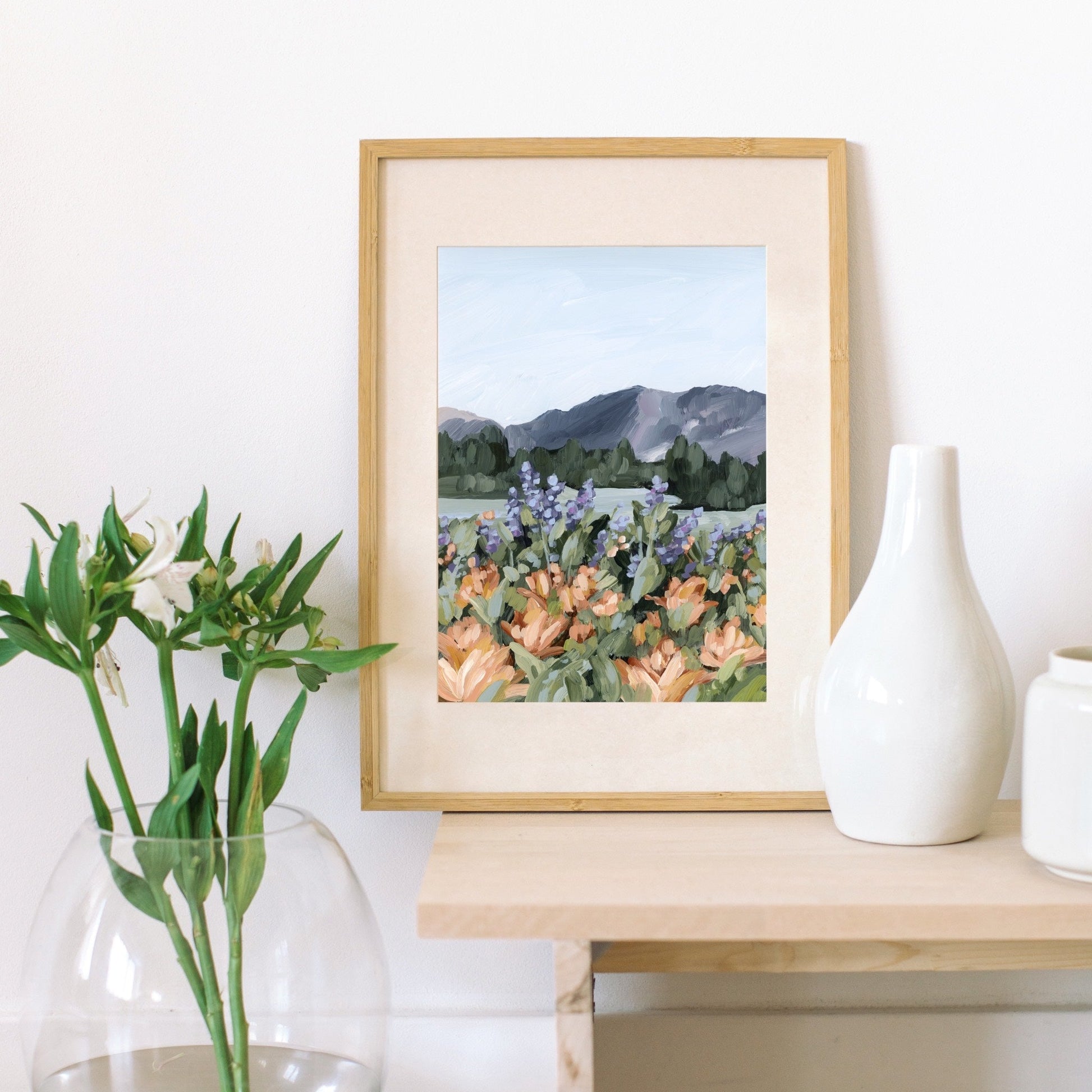 ’Rocky Mountain Summer’ Art Print - Utah Wall - abstract - Artwork - Flower - Flowers