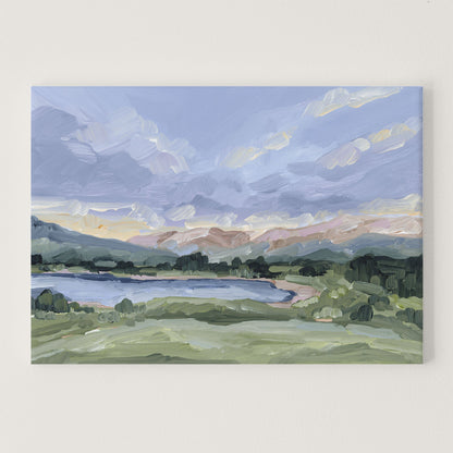 ’San Juan’ Art Print - Stretched Canvas / 8x10 in / No Frame - Silverton Colorado Mountain - abstract - Artwork