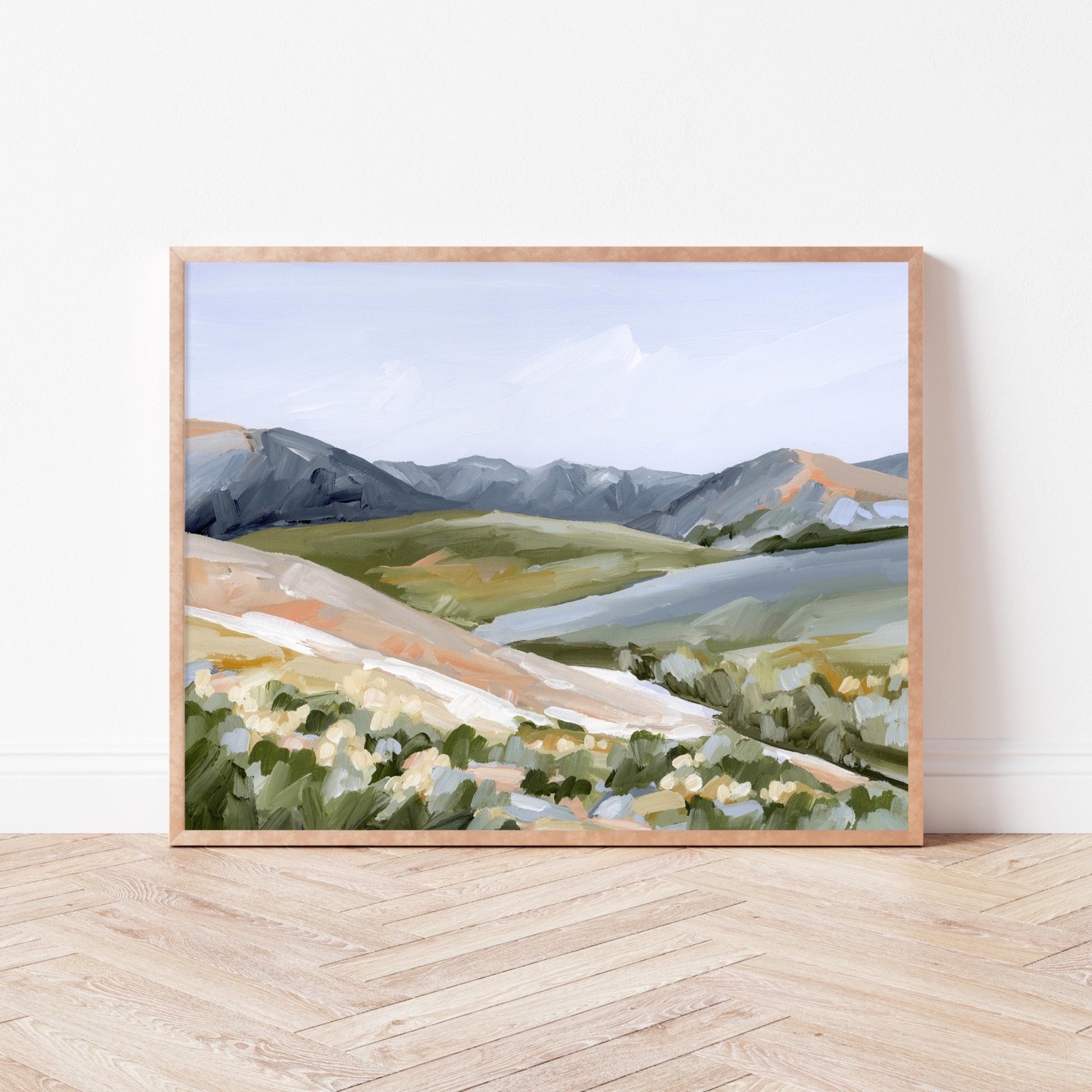 ’Seasons Mingling’ Art Print - Colorado Landscape - abstract - Artwork