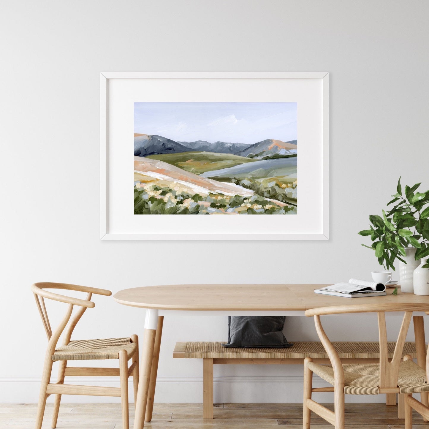 ’Seasons Mingling’ Art Print - Colorado Landscape - abstract - Artwork