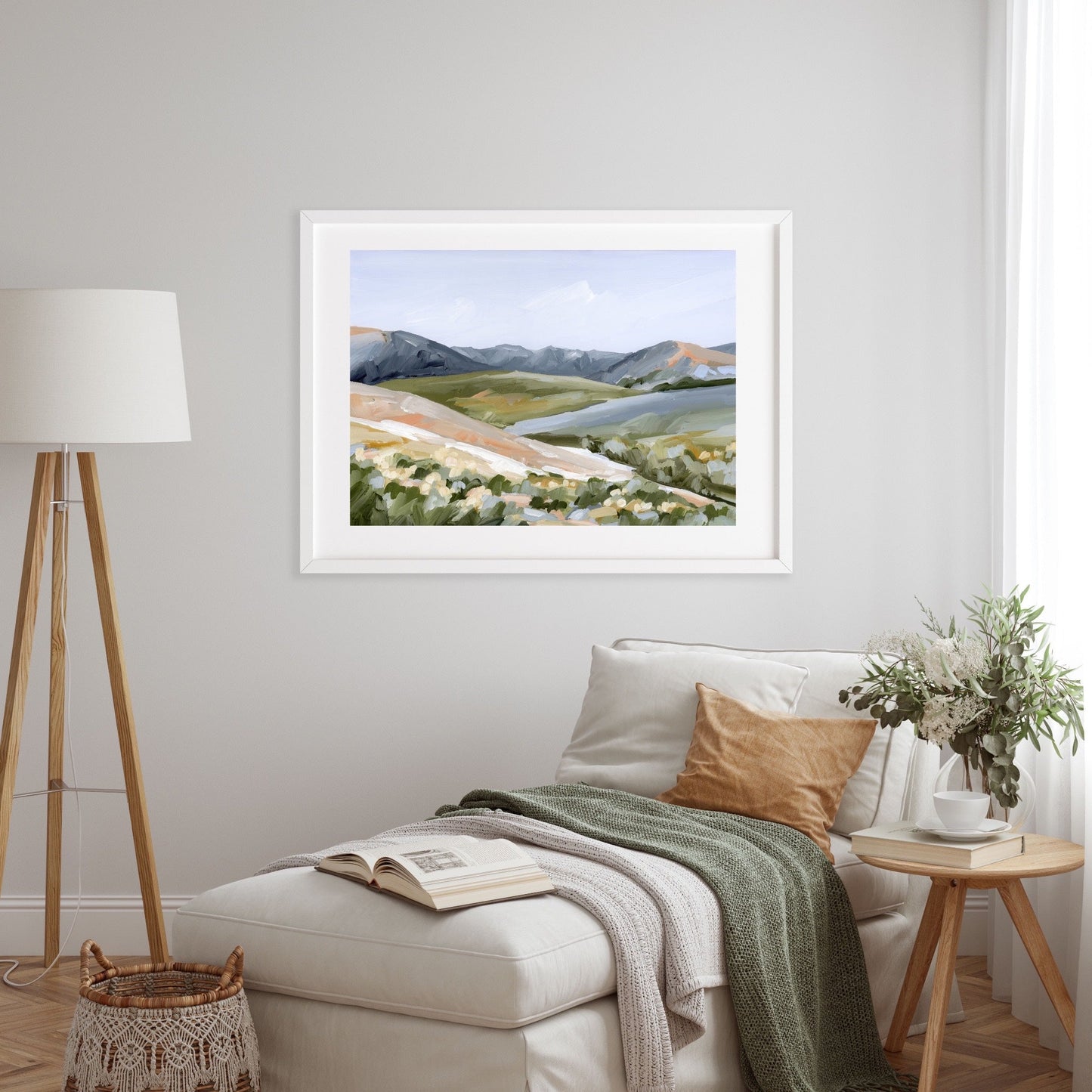 ’Seasons Mingling’ Art Print - Colorado Landscape - abstract - Artwork