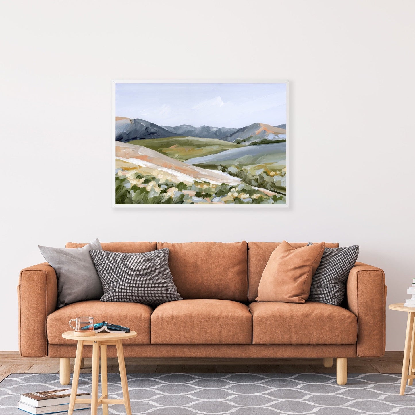 ’Seasons Mingling’ Art Print - Colorado Landscape - abstract - Artwork