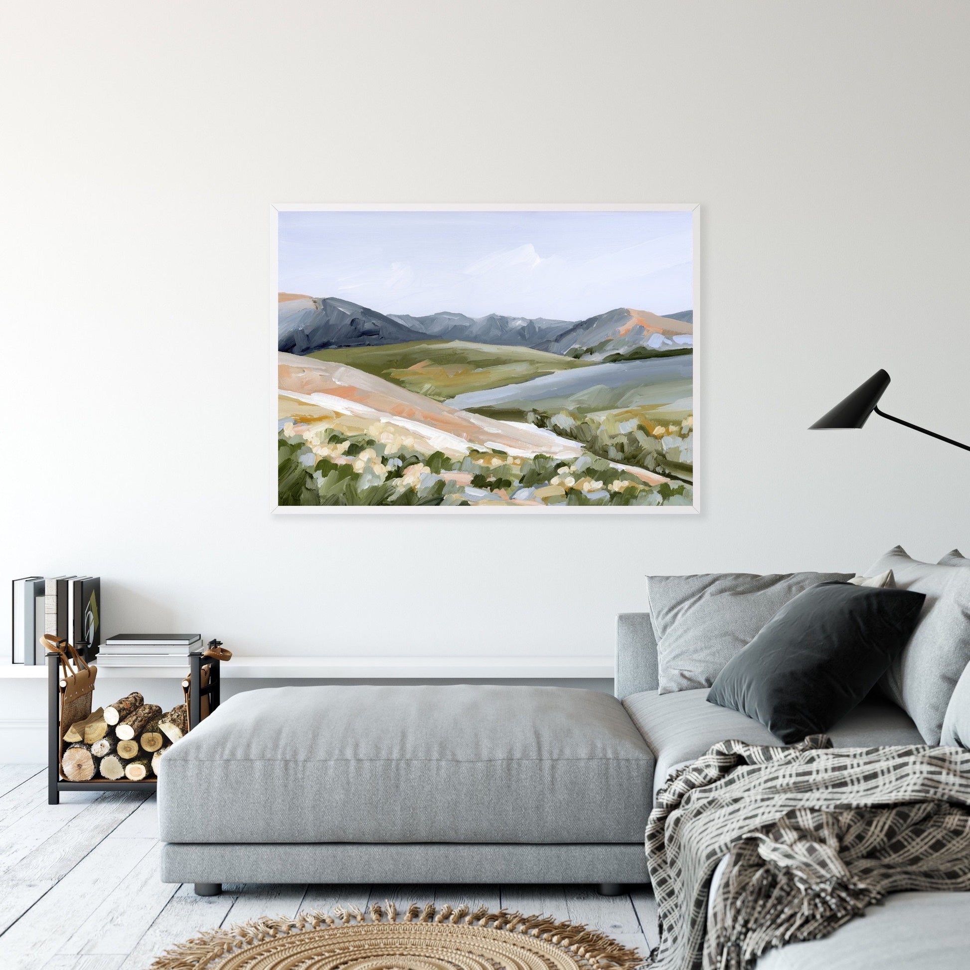 ’Seasons Mingling’ Art Print - Colorado Landscape - abstract - Artwork