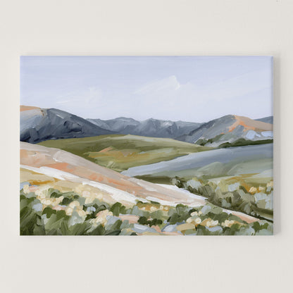 ’Seasons Mingling’ Art Print - Stretched Canvas / 8x10 in / No Frame - Colorado Landscape - abstract - Artwork