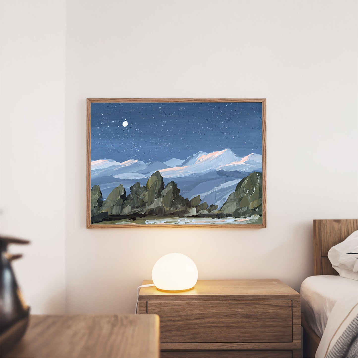 Kunstdruck „Zuhause im Tal“