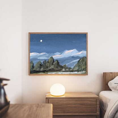 Kunstdruck „Zuhause im Tal“