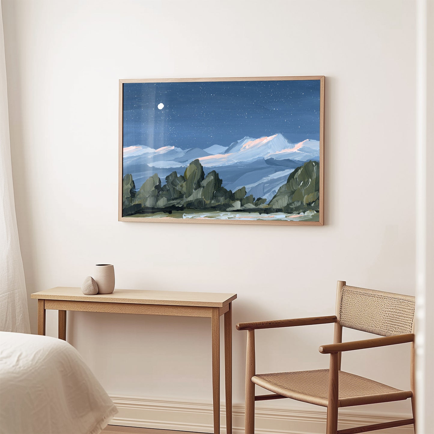 Kunstdruck „Zuhause im Tal“