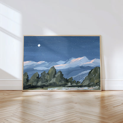 Kunstdruck „Zuhause im Tal“