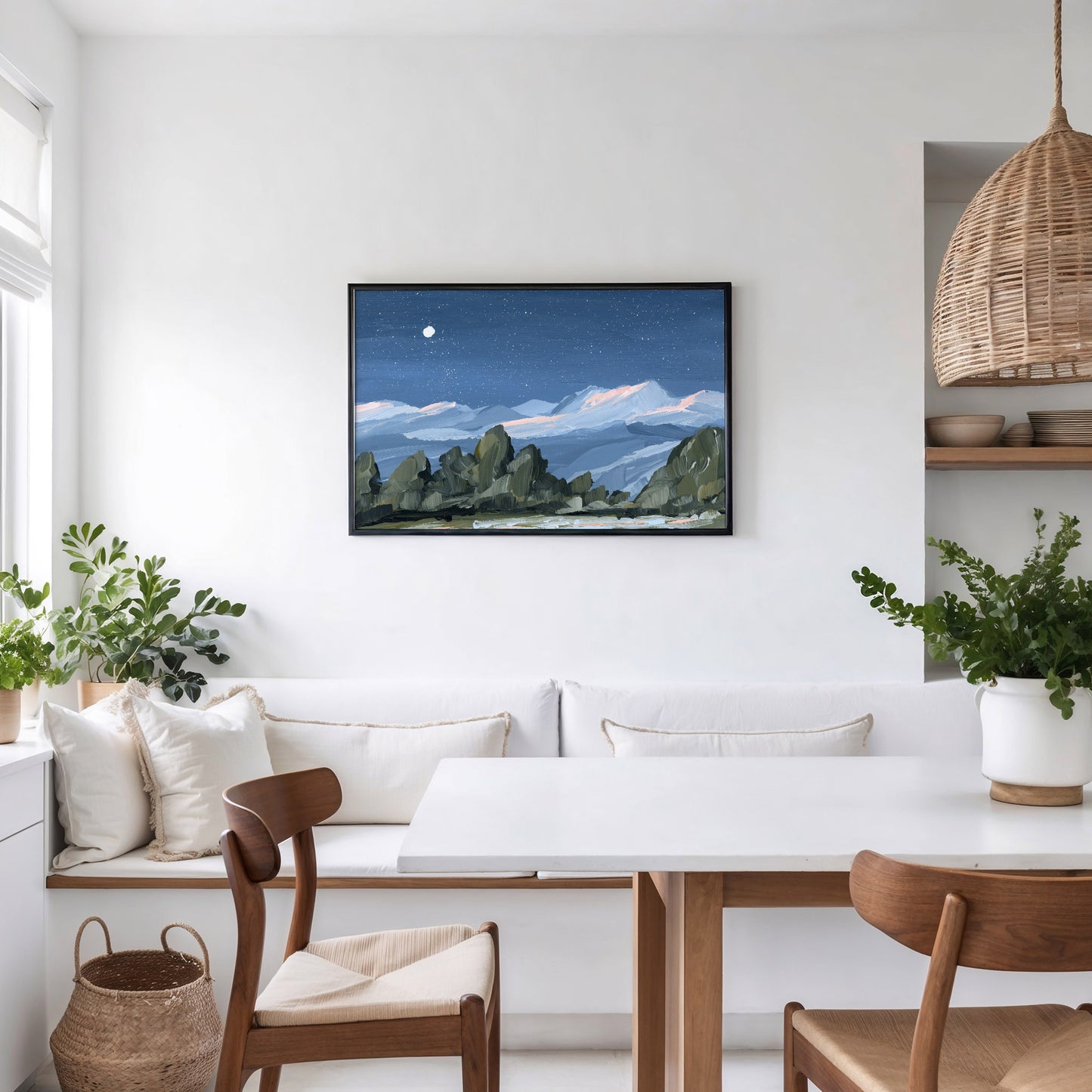 Kunstdruck „Zuhause im Tal“