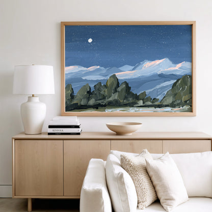 Kunstdruck „Zuhause im Tal“
