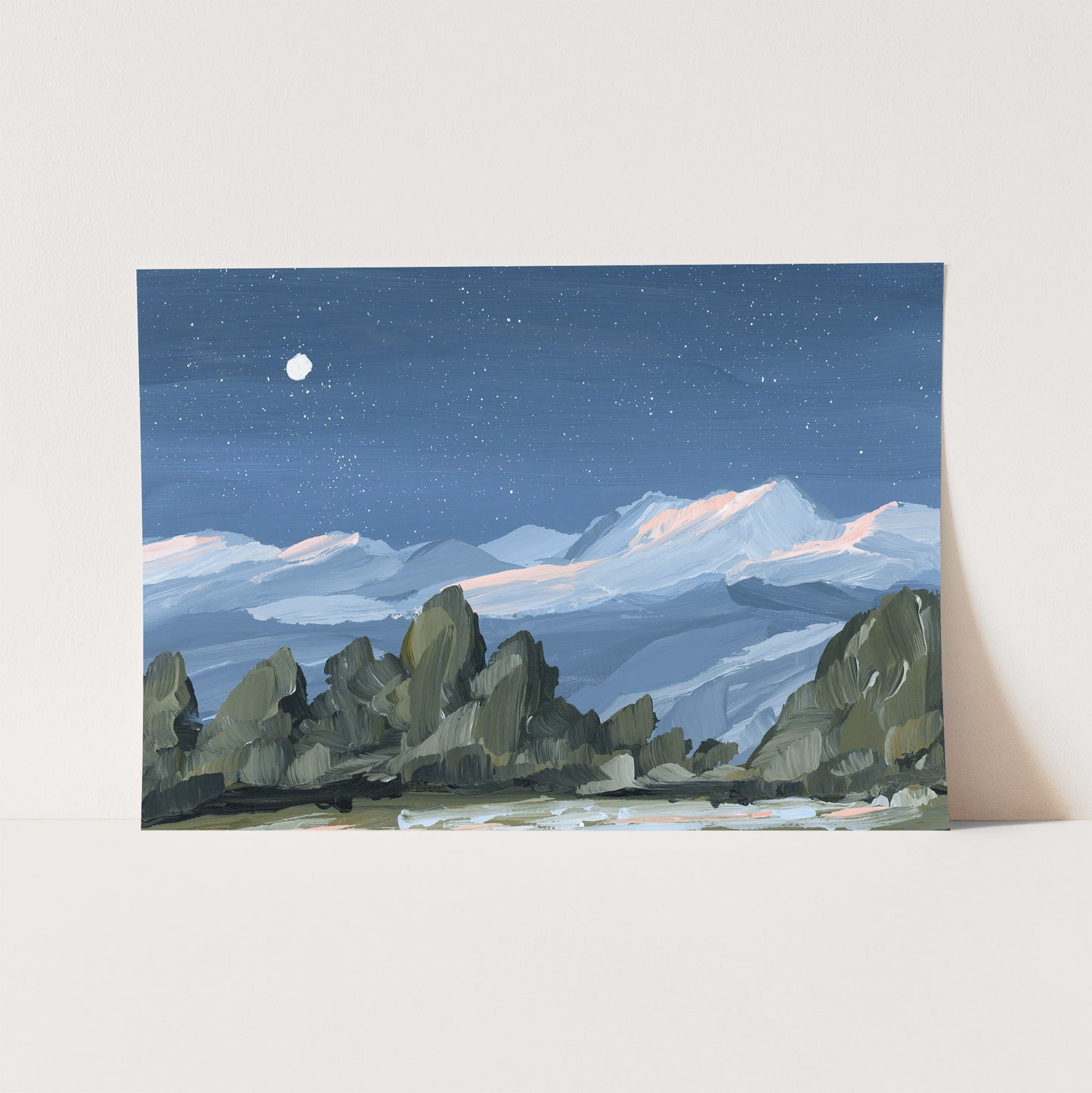 Kunstdruck „Zuhause im Tal“