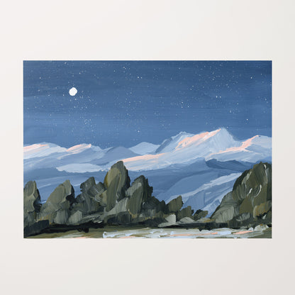 Kunstdruck „Zuhause im Tal“