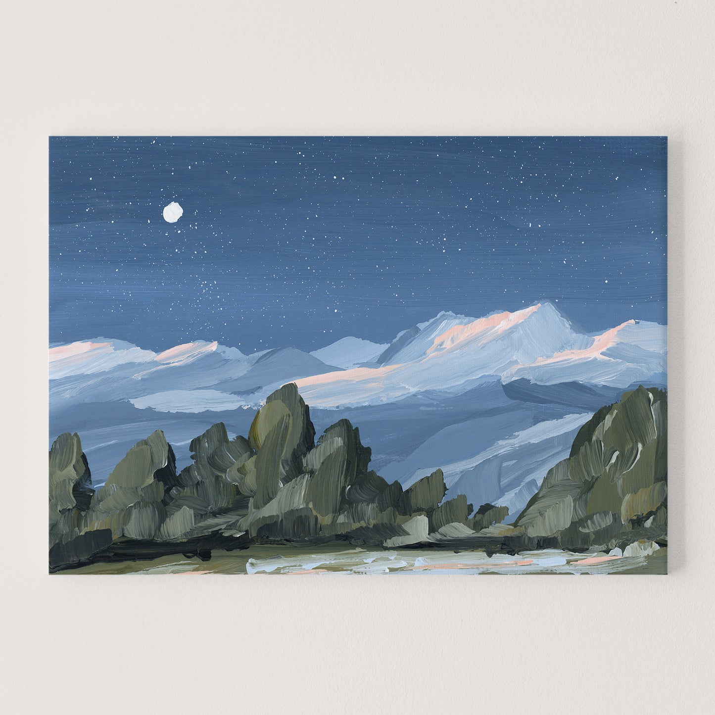 Kunstdruck „Zuhause im Tal“