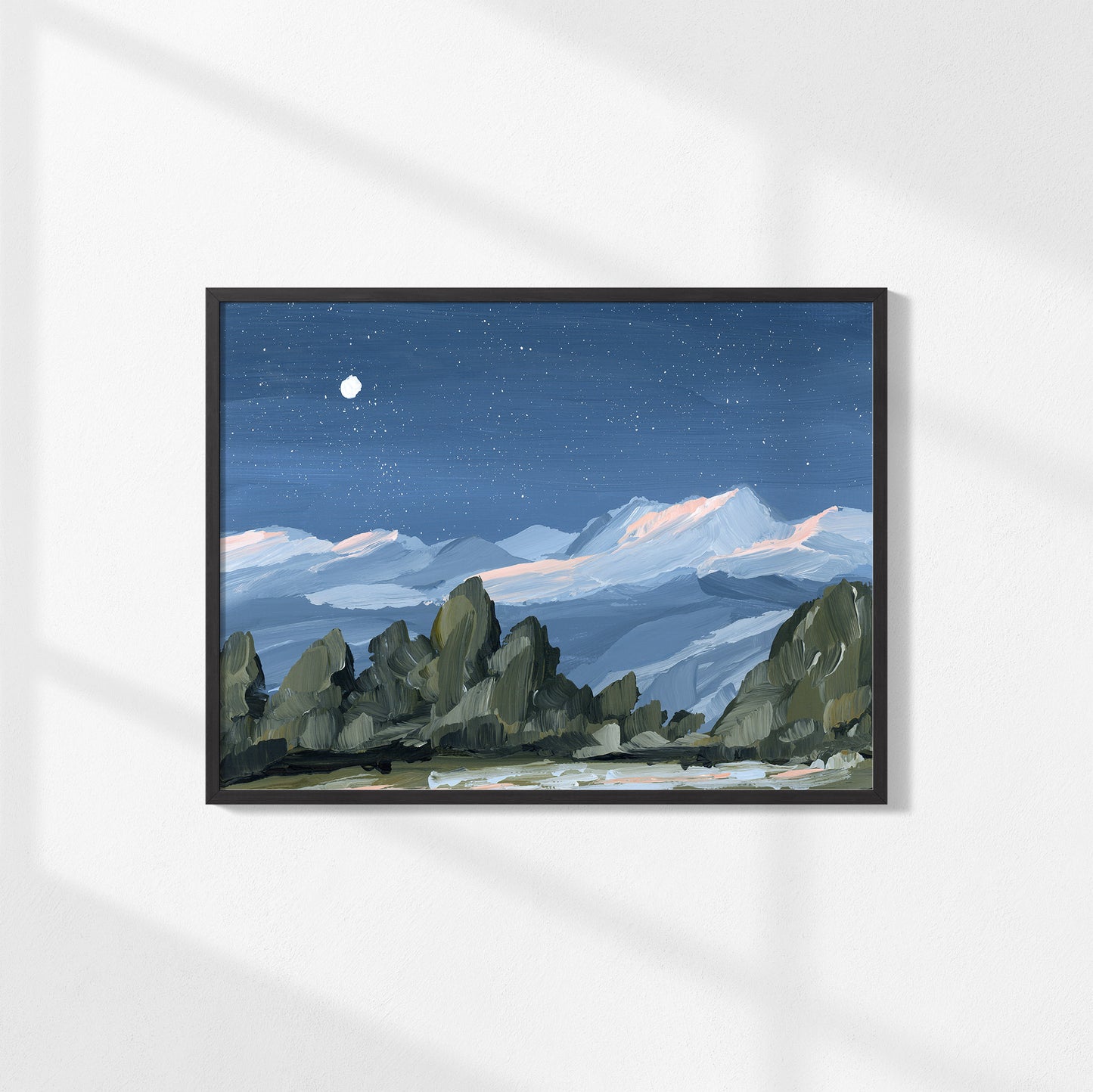 Kunstdruck „Zuhause im Tal“