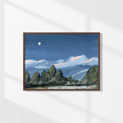 Kunstdruck „Zuhause im Tal“