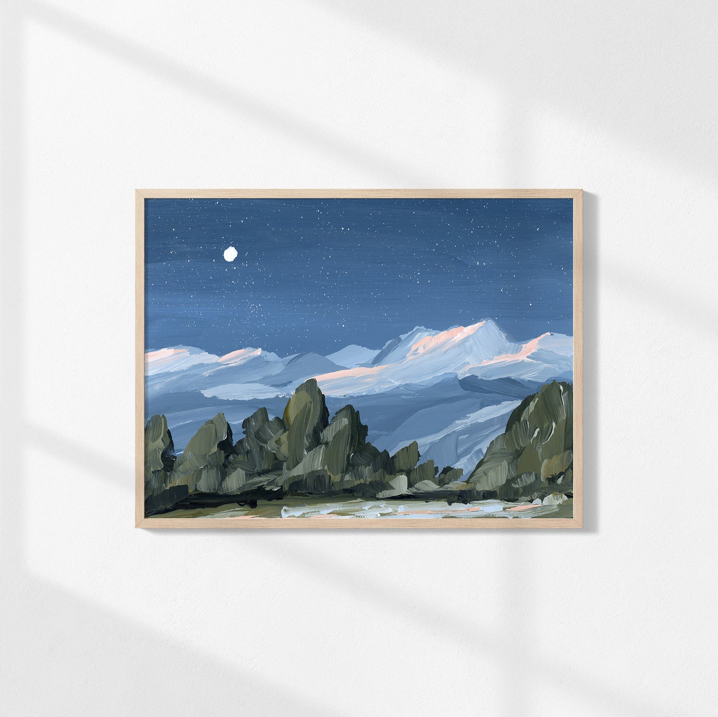 Kunstdruck „Zuhause im Tal“