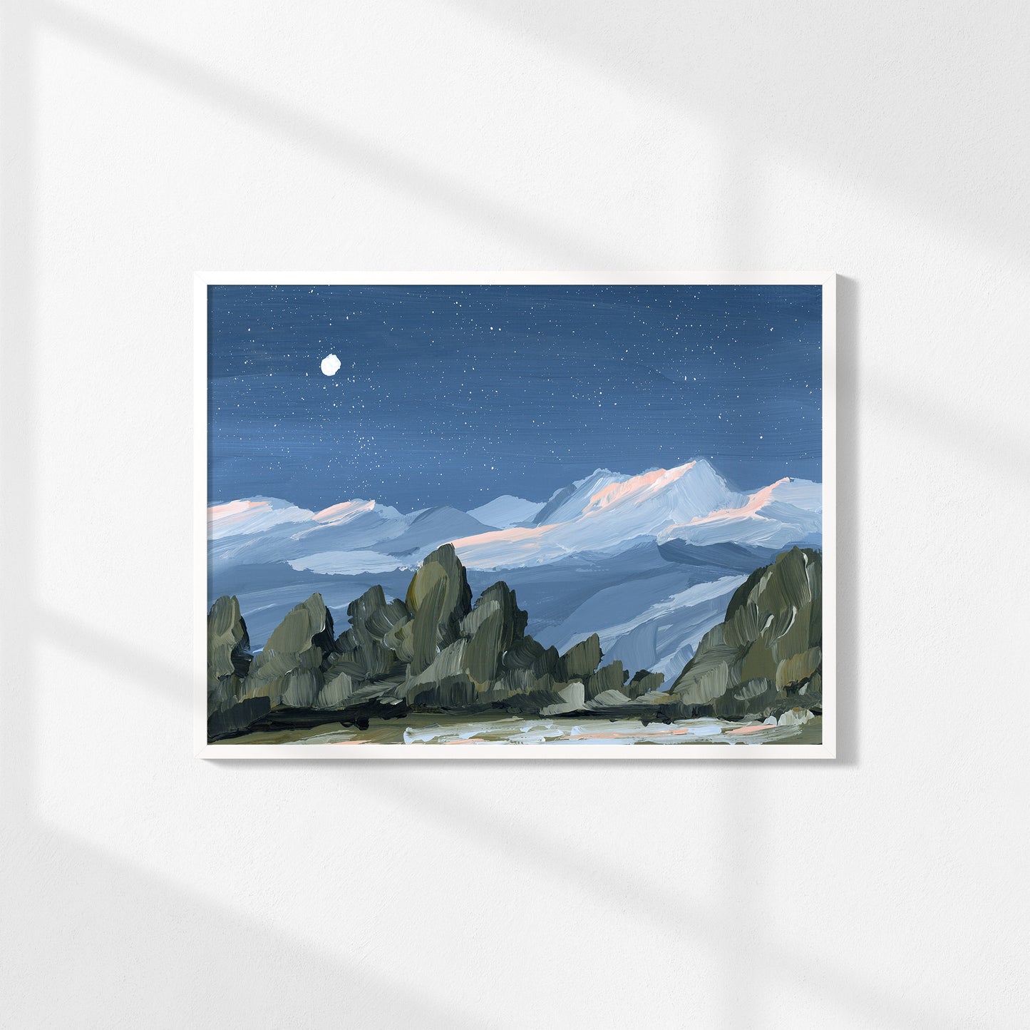 Kunstdruck „Zuhause im Tal“