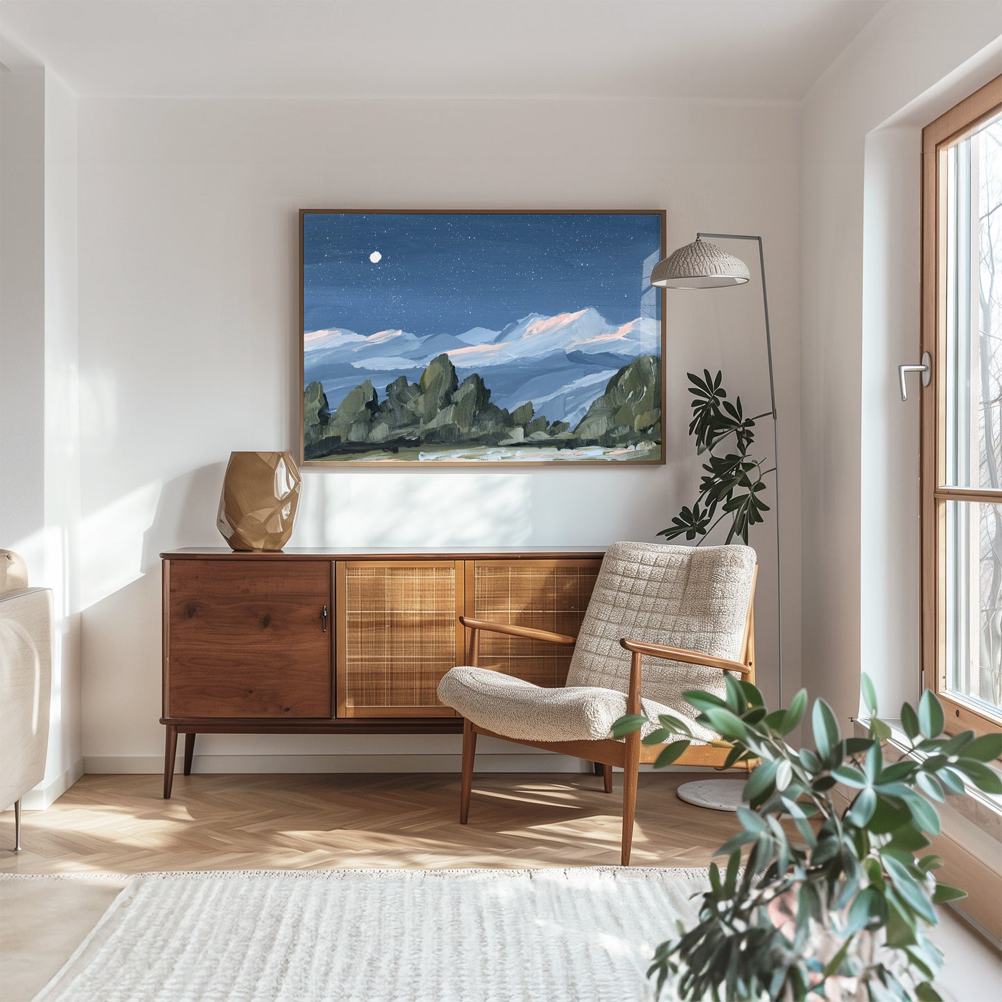 Kunstdruck „Zuhause im Tal“