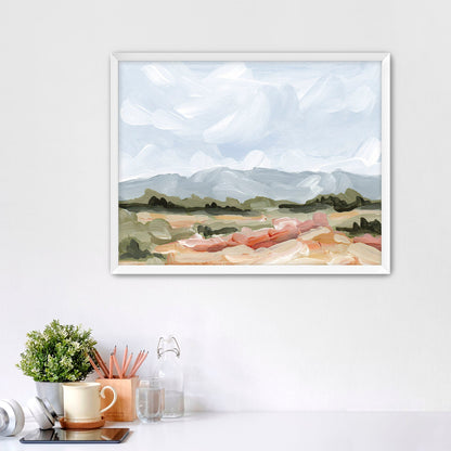 ’Sedalia I’ Art Print - Paper / 5x7 in / White Frame - Abstract Mountain Wall - abstract - Artwork - Colorado