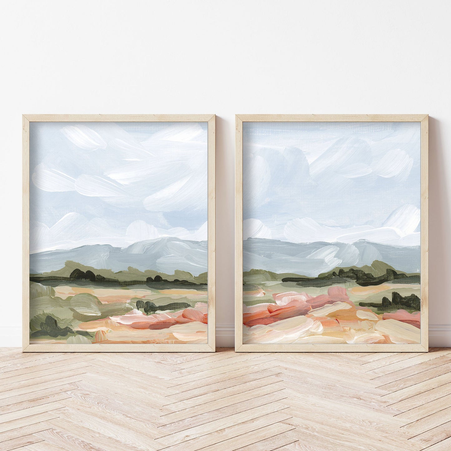 ’Sedalia I’ Diptych Art Print || Set of 2 - abstract - Artwork - Colorado