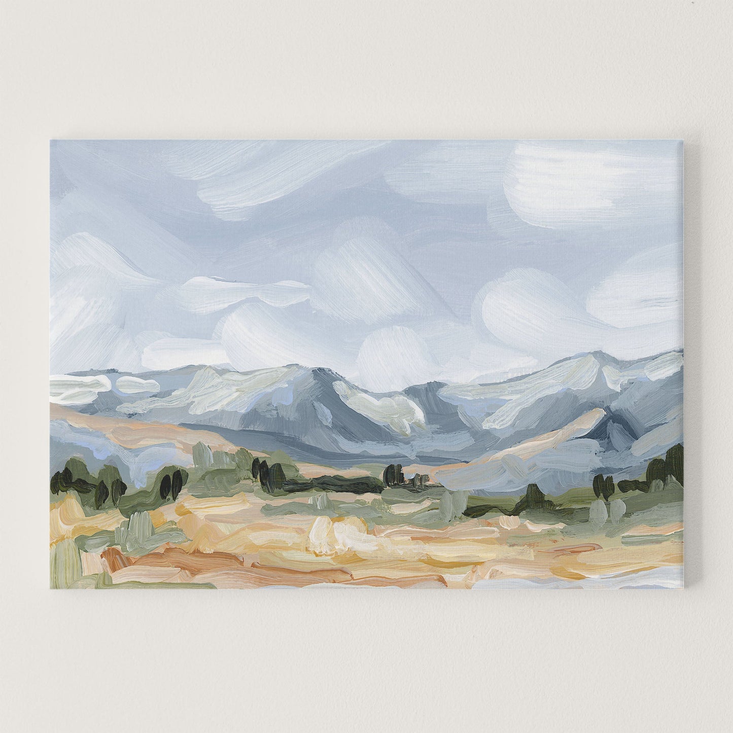 ’Sedalia II’ Art Print - Stretched Canvas / 8x10 in / No Frame - Colorado Mountain Scenery Wall Decor - abstract