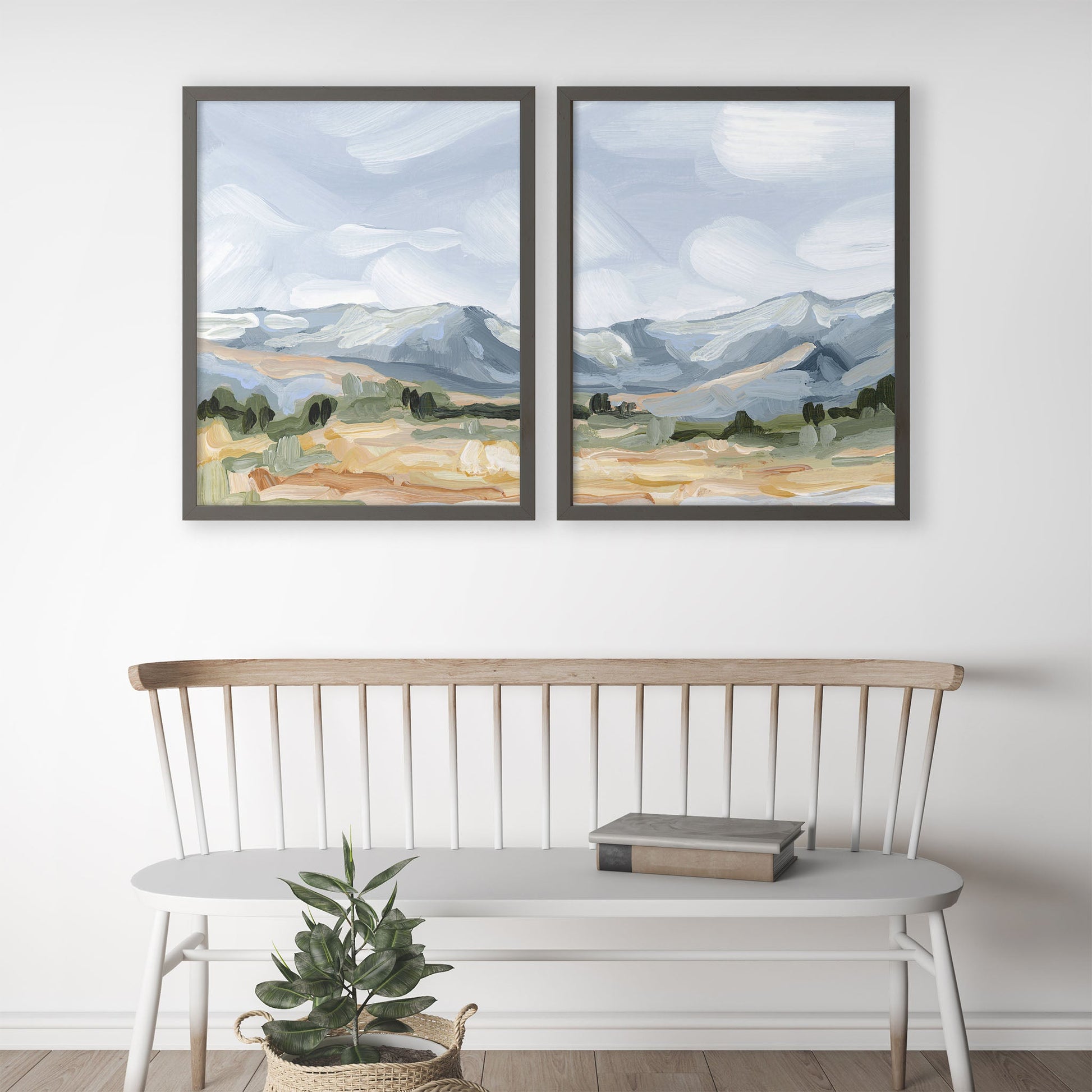 ’Sedalia II’ Diptych Art Print || Set of 2 - abstract - Artwork - Colorado