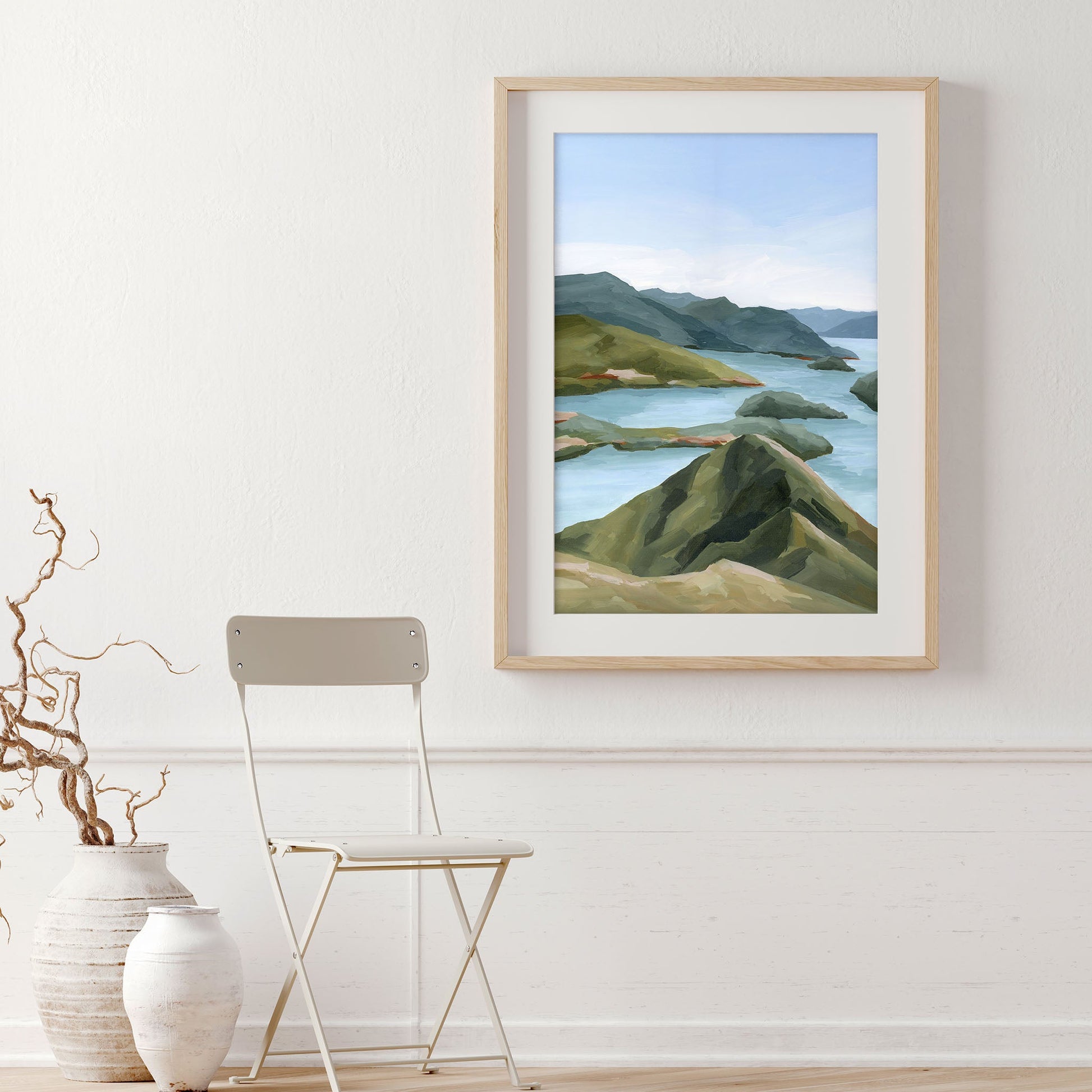 ’Shifting Light’ Art Print New Zealand Coastal Wall Decor abstract Artwork coast