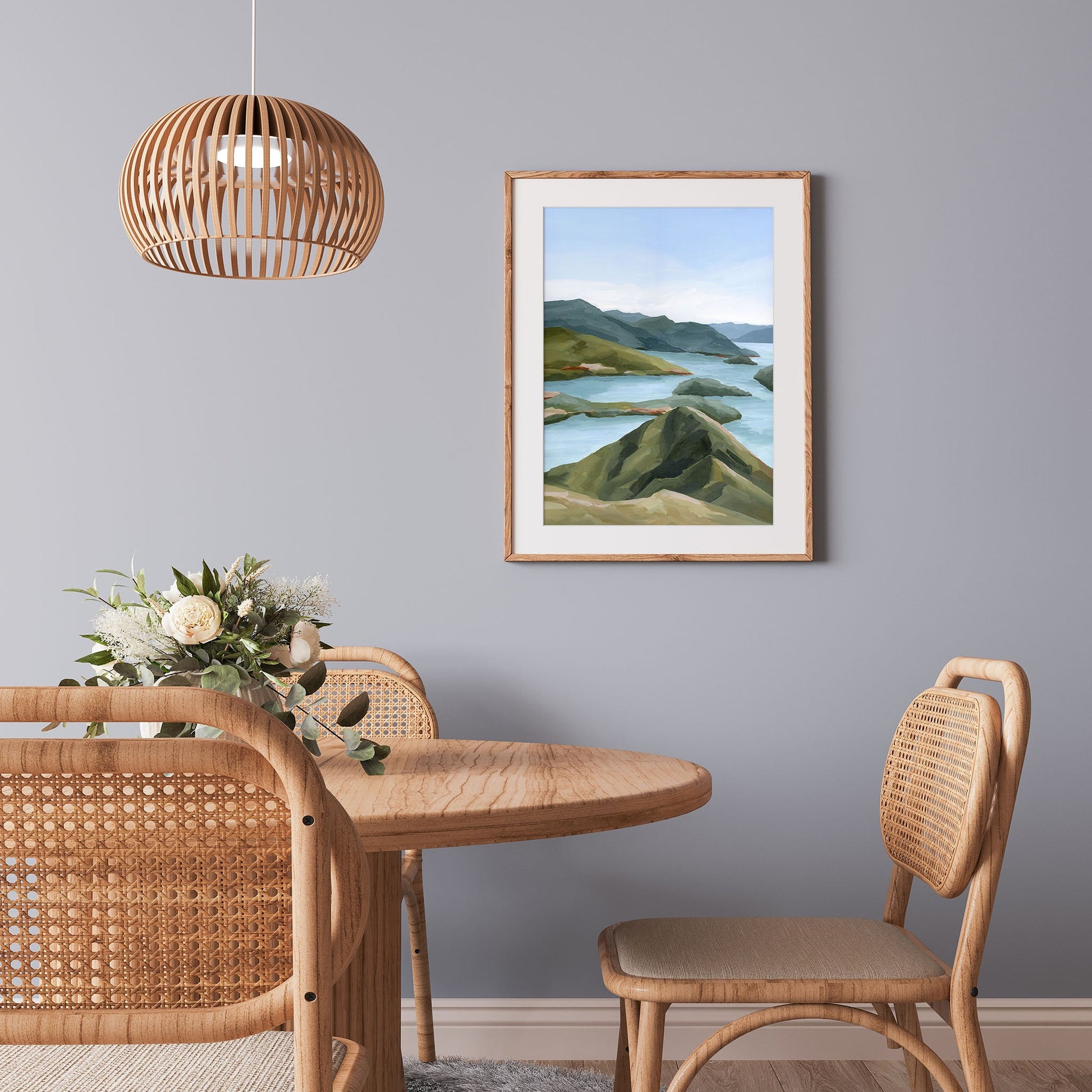 ’Shifting Light’ Art Print New Zealand Coastal Wall Decor abstract Artwork coast