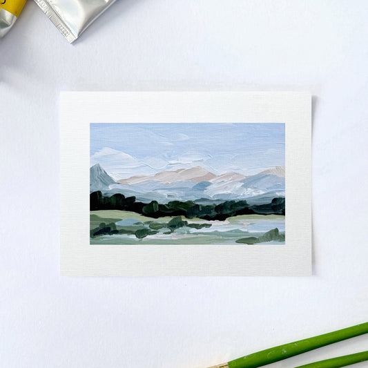 "Silverton II" Original Painting || 5x7