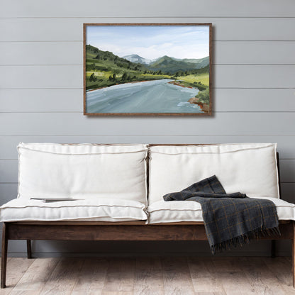 ’Slate River’ Art Print - Crested Butte Colorado - abstract - Artwork
