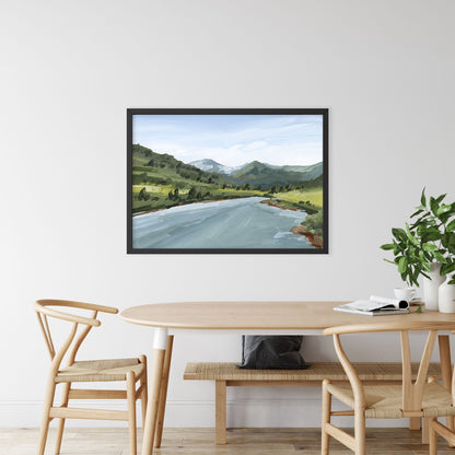 ’Slate River’ Art Print - Crested Butte Colorado - abstract - Artwork