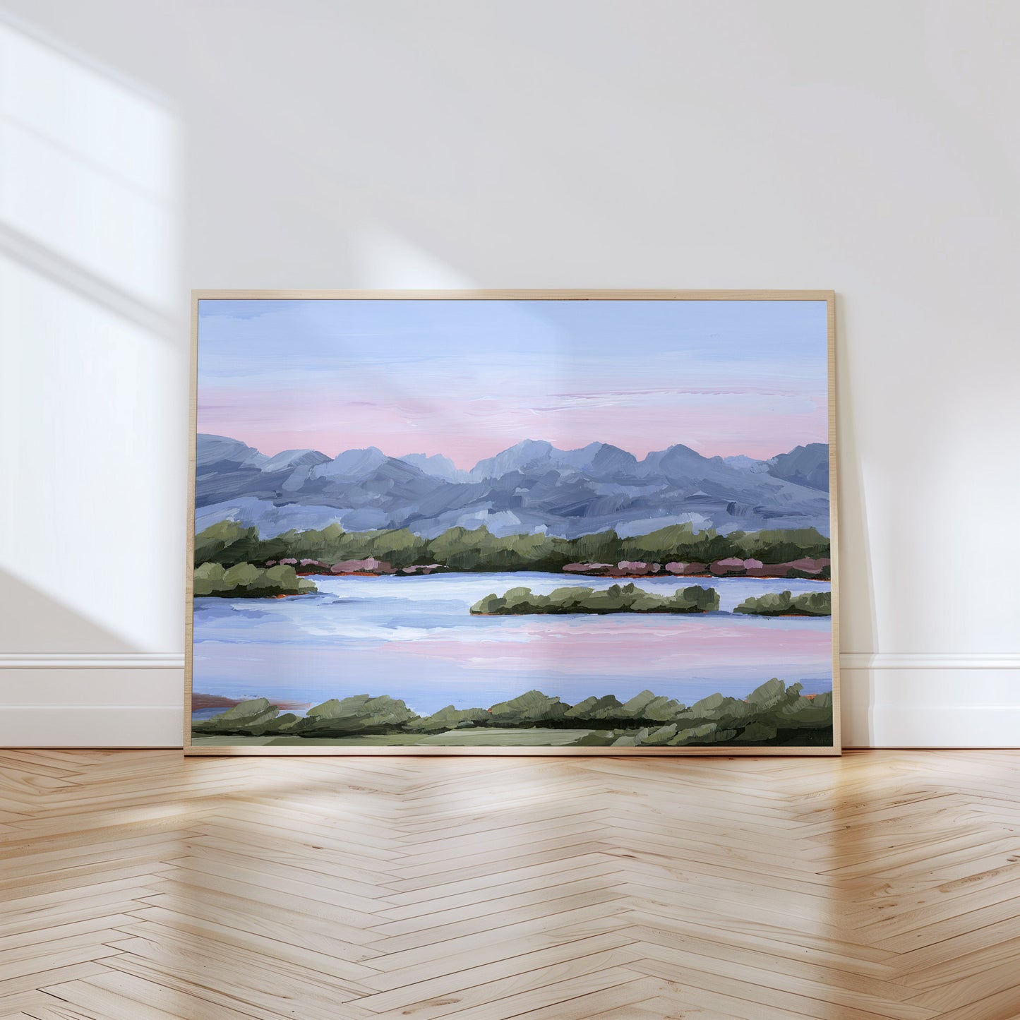 Kunstdruck „Zuhause im Tal“