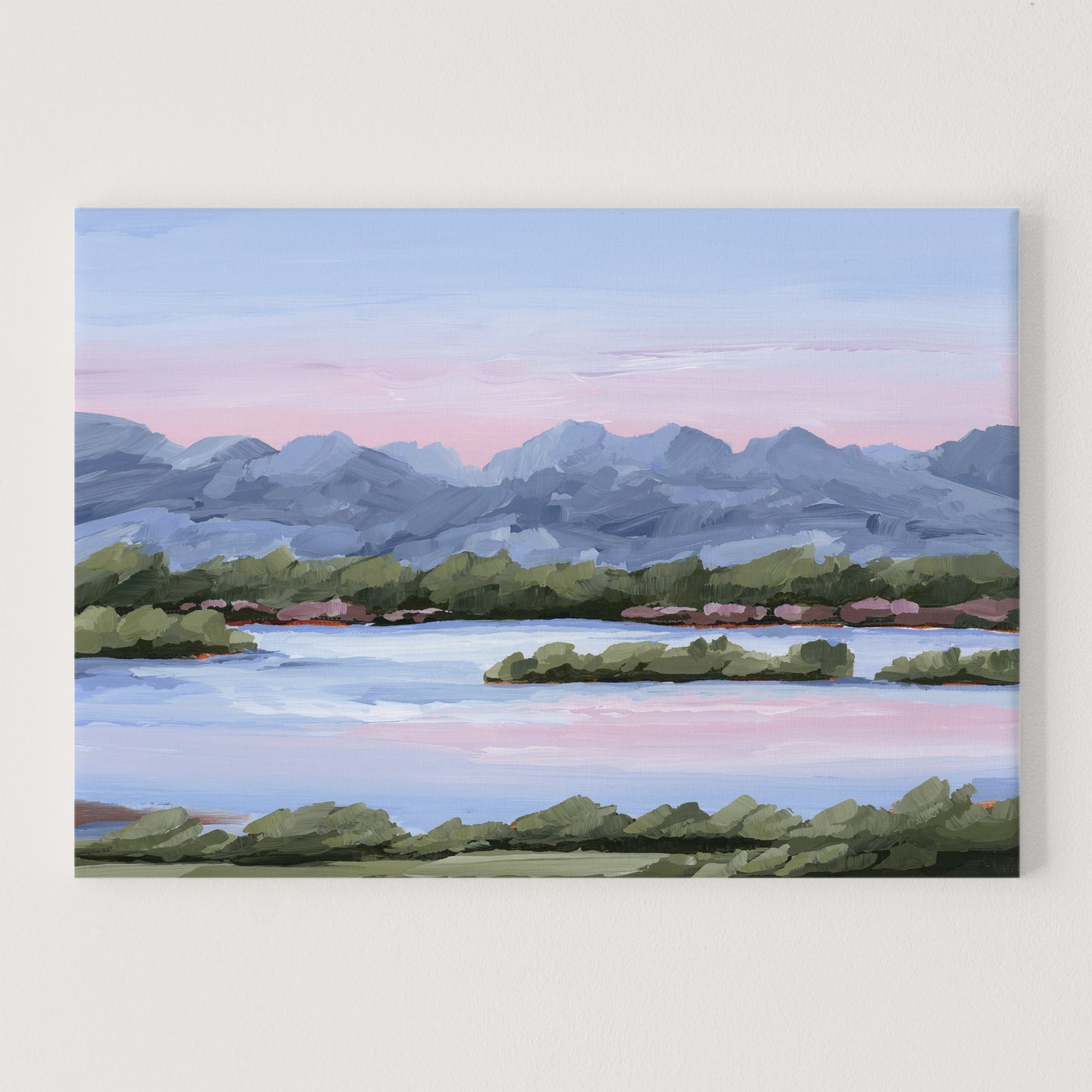 Kunstdruck „Zuhause im Tal“