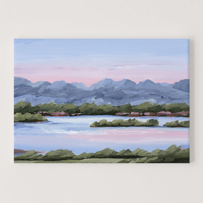 Kunstdruck „Zuhause im Tal“