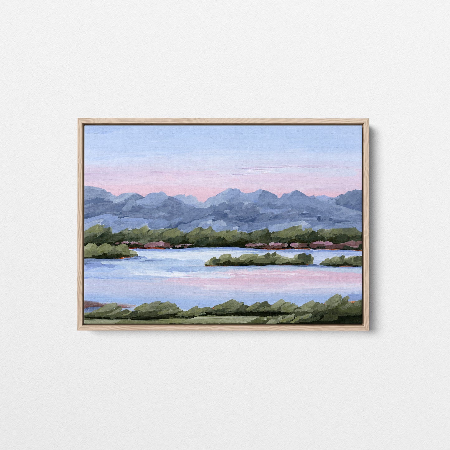 Kunstdruck „Zuhause im Tal“