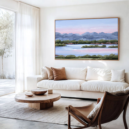 Kunstdruck „Zuhause im Tal“